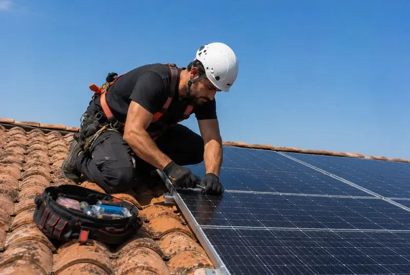 Maintenance et monitoring de panneaux solaires à Montferrier-sur-Lez